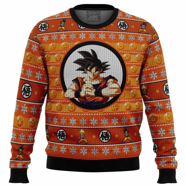 Dragonball Z Son Goku Manga Anime Ugly Sweater