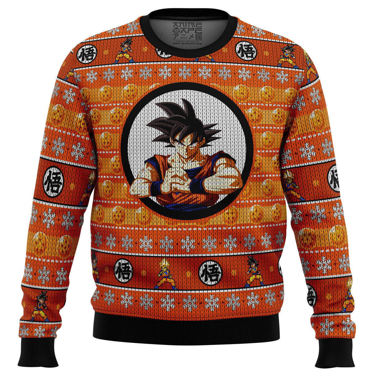 Dragonball Z Son Goku Ugly Christmas Sweater