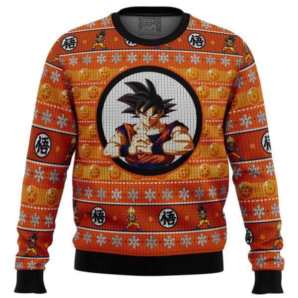 Dragonball Z Son Goku Ugly Christmas Sweater