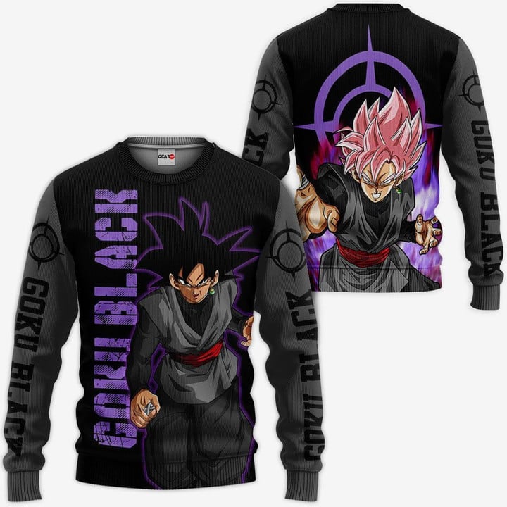 Goku Black Rose Hoodie - Dragon Ball Z Sweater