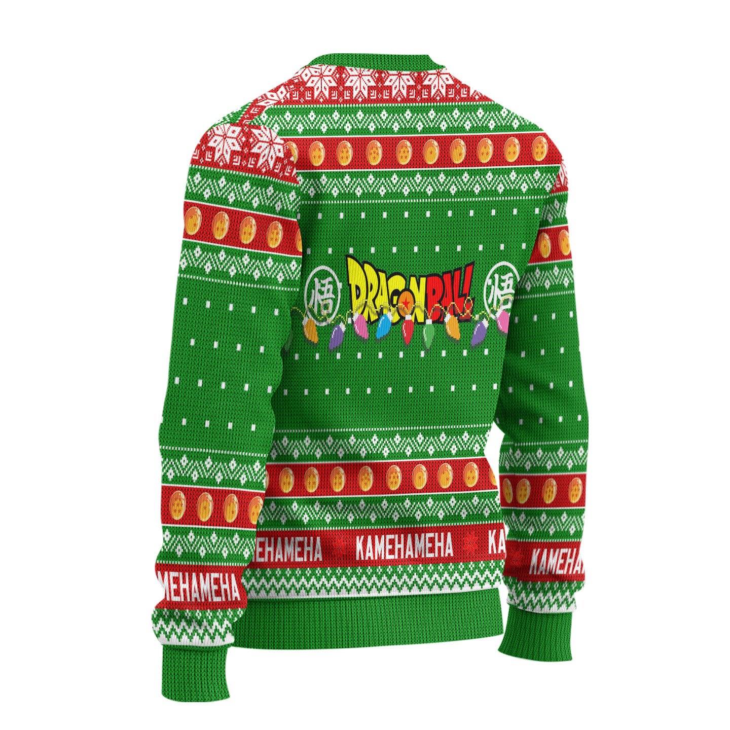 Goku Family Dragon Ball Anime Green Christmas Sweater Xmas Gift
