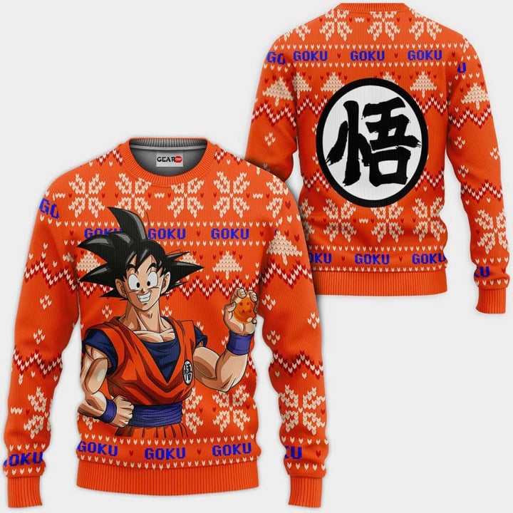 Goku Ugly Christmas Sweater - Dragon Ball Christmas Sweater
