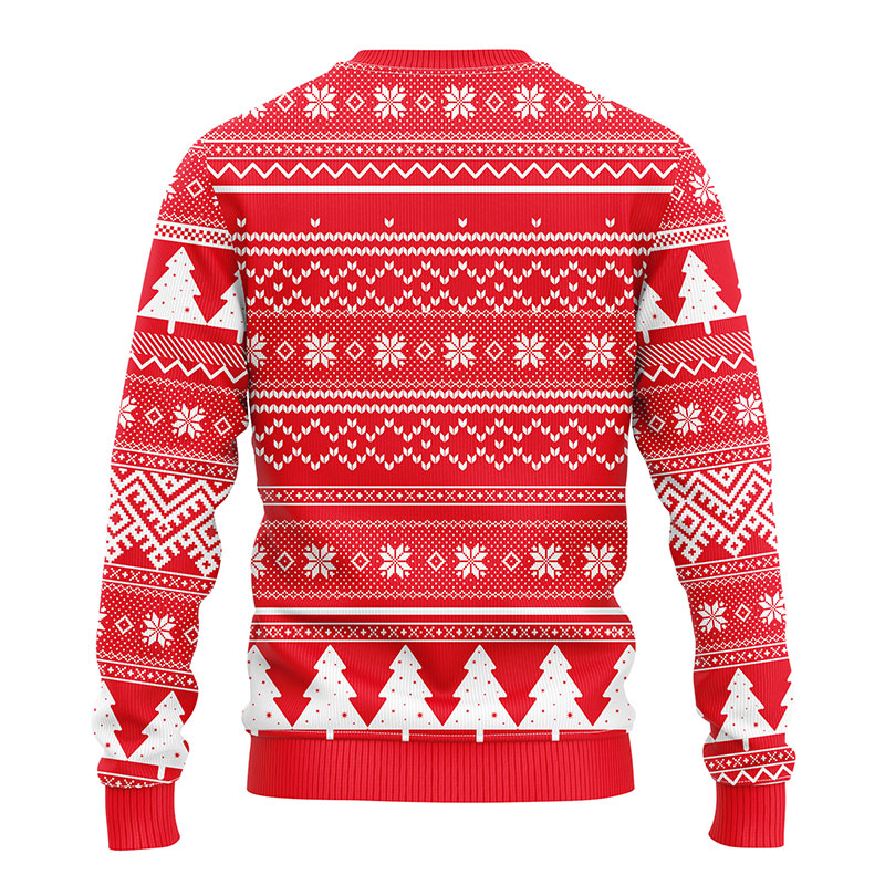 Kansas City Chiefs Grateful Dead Ugly Christmas Fleece Sweater