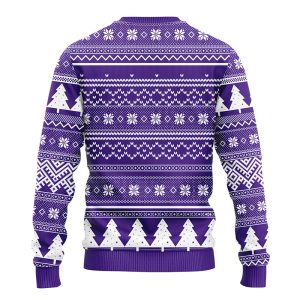 Minnesota Vikings Groot Hug Christmas Light NFL Ugly Sweater 3