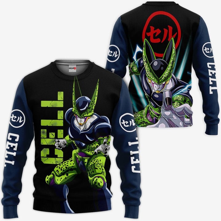 Perfect Cell Ugly Sweater - Cell Dragon Ball Z Manga Christmas Sweater