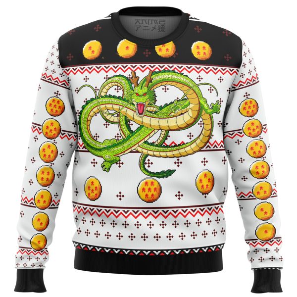 Shenron Sweater – Dragon Ball Z Shenron White Ugly Sweater