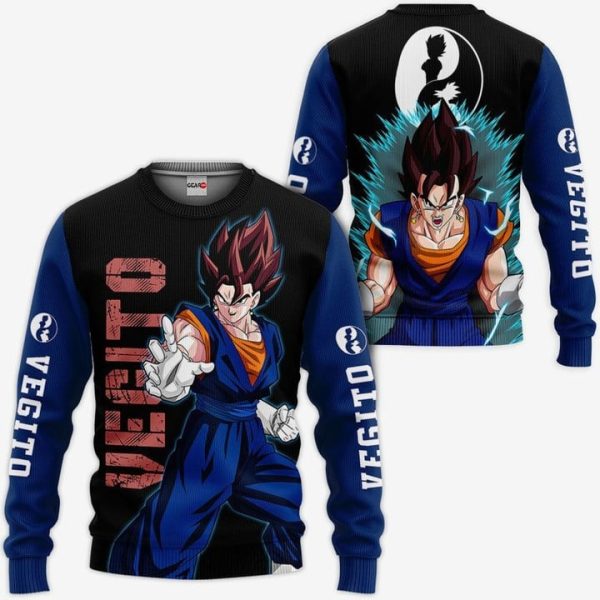 Vegito Sweater – Vegito Shirt –  Vegito Dragon Ball Z Black Christmas Sweater