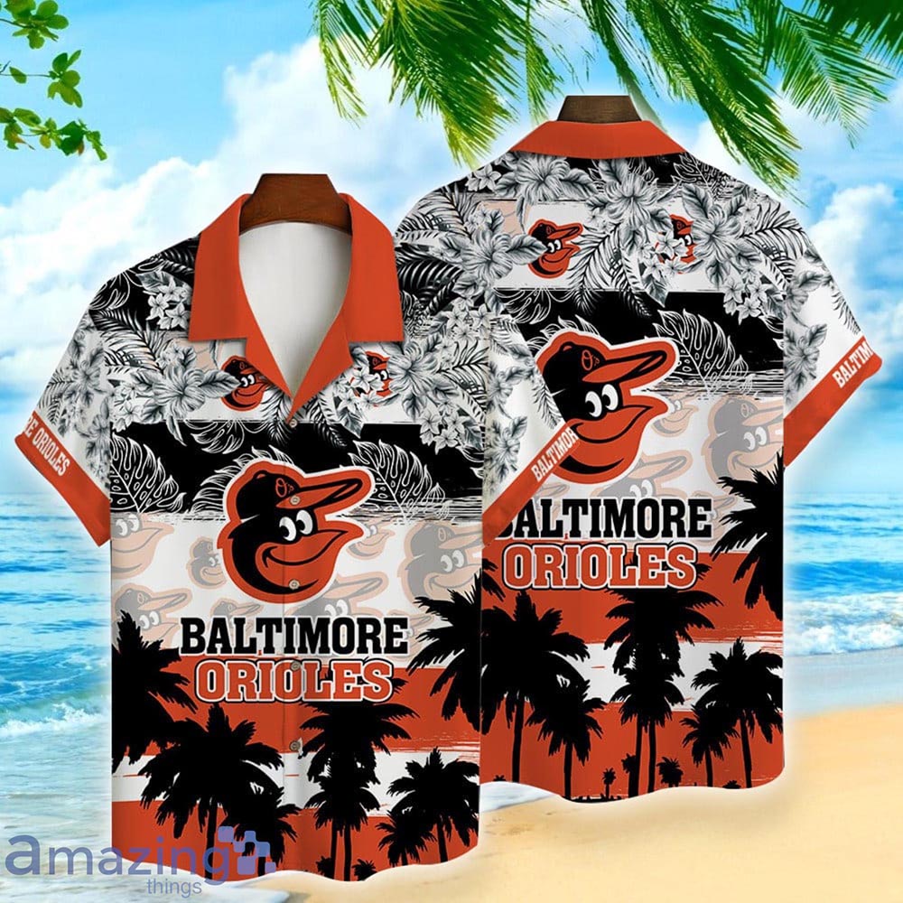 Orioles MLB Hawaiian Shirt 2024 Palm Tree Pattern