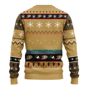 Anaheim Ducks 12 Grinch Xmas Day Ugly Christmas Sweater