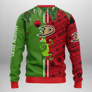 Anaheim Ducks Grinch NHLChristmas Sweater