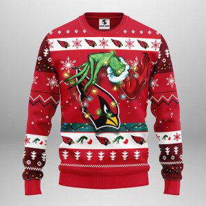Arizona Cardinals Grinch Ugly Christmas Sweater