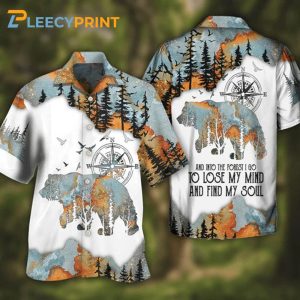 Camping And Into The Forest I Go To Lose My Mind Hawaiian Shirt 1