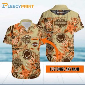 Personalized Motorcycle Harley Davidson Willie G Skull Hawaii