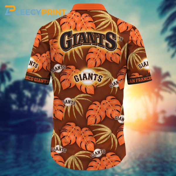 San Francisco Giants MLB Hammocks Tropical Hawaiian Shirt