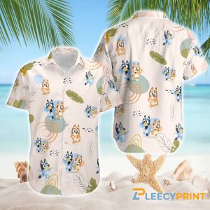 Cute Blu-ey Family Hawaiian Shirt For Summer, Gift For Friends
