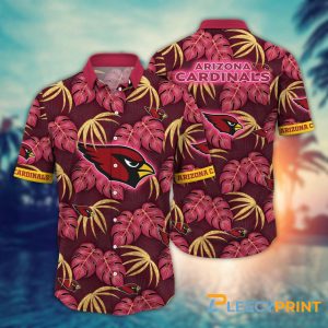 NFL Arizona Cardinals Hawaii Shirt Flower Beachy Keen Fashion