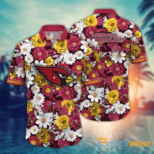 NFL Arizona Cardinals Hawaii Shirt Flower Sunny Day Essentials