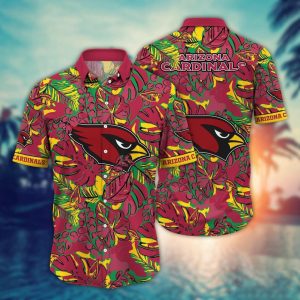 NFL Arizona Cardinals Hawaii Shirt Flower Tropical Holiday Attire