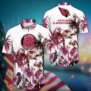 NFL Arizona Cardinals Hawaii Shirt Palm Tree Aloha Shirt For Fans