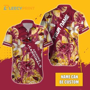 Personalized NFL Arizona Cardinals Hawaiian Shirt Special Tropical Fruit Aloha Shirt